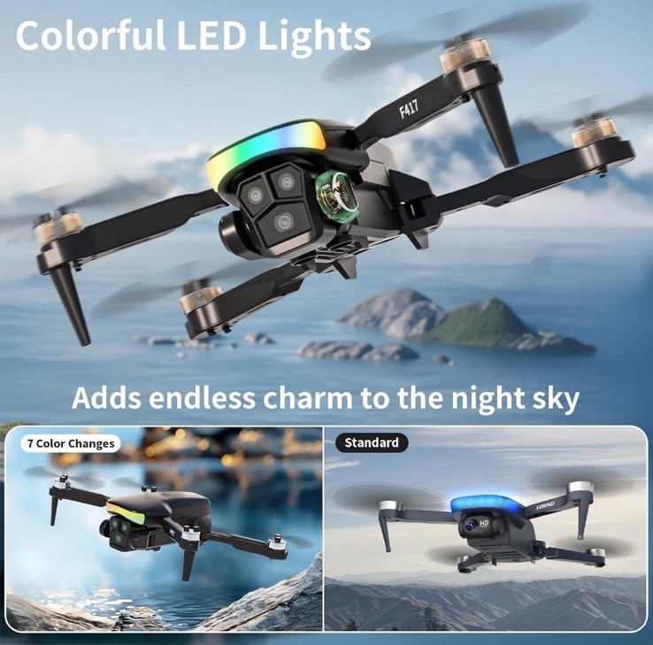 Fakjank F417 Drone with 1080P HD Camera – 5GHz WiFi FPV RC Quadcopter. SEALED