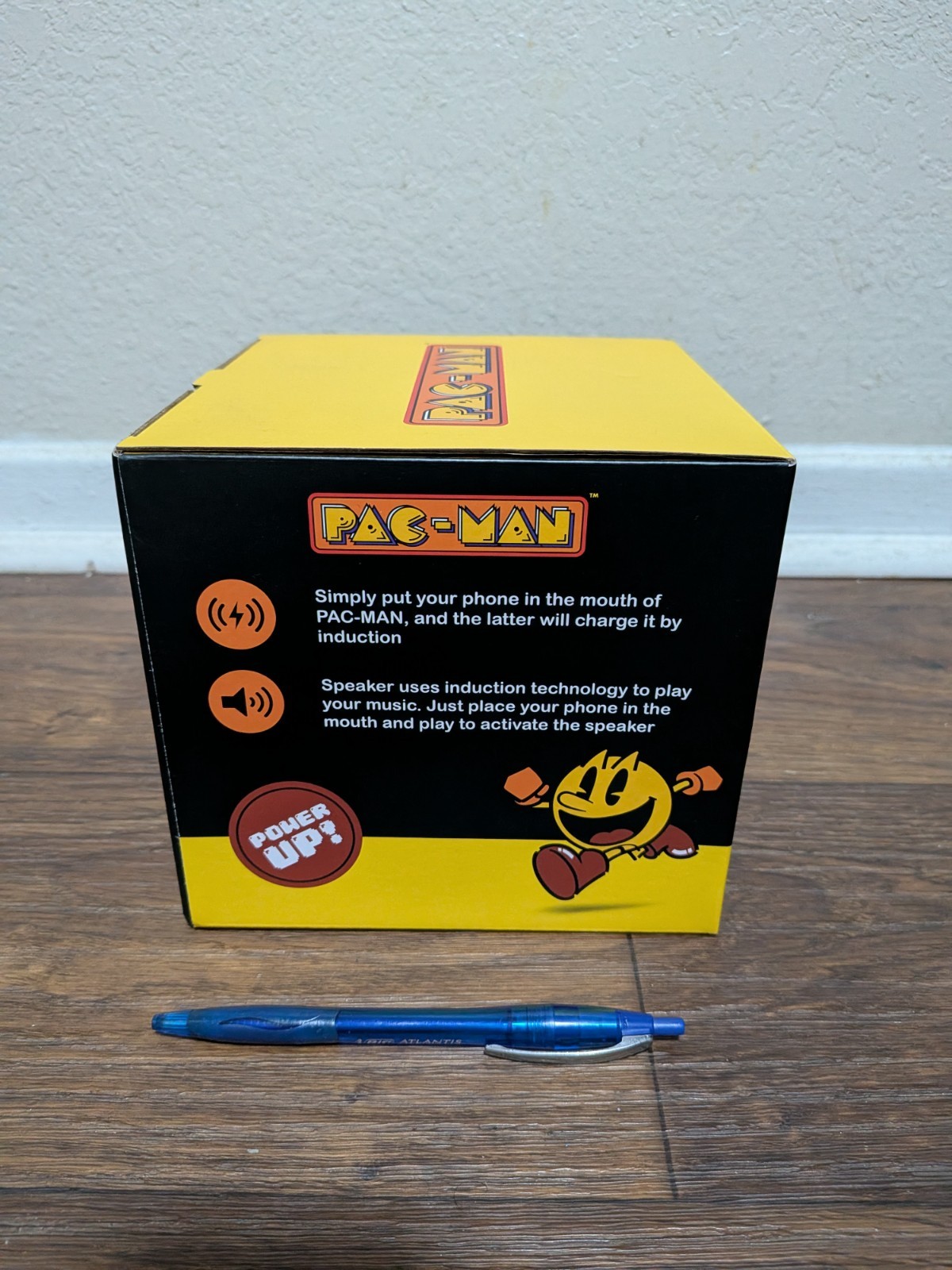 PAC-MAN Wireless Speaker, Charger, and Light & 3-Game Pocket Player Gift Set!