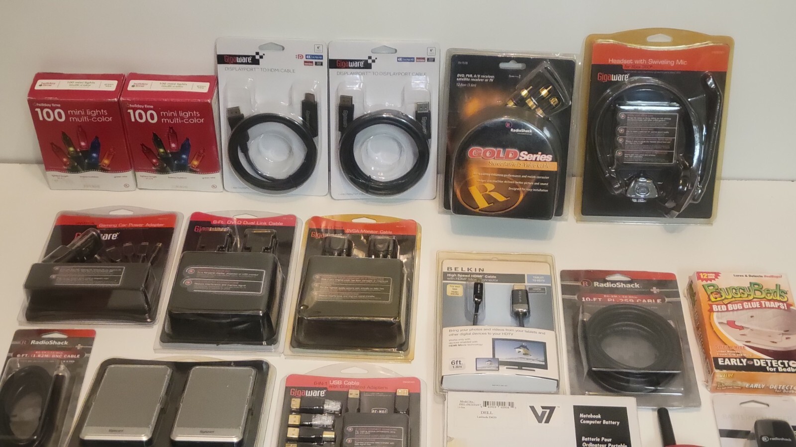 Bulk Mixed Wholesale Lot of 60 Miscellaneous Items such as weather radio, power