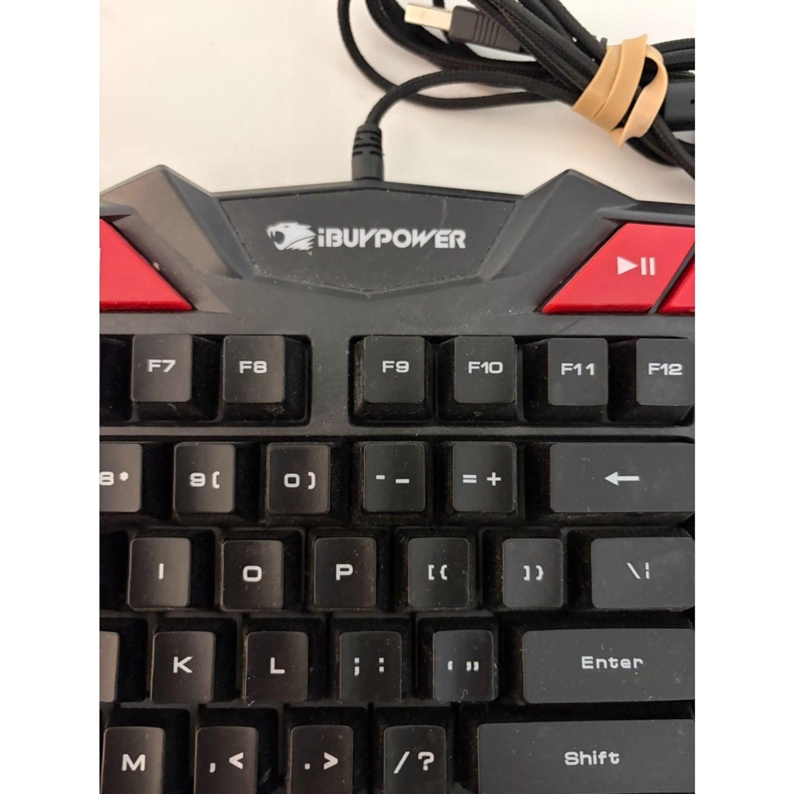 gaming keyboard and headset