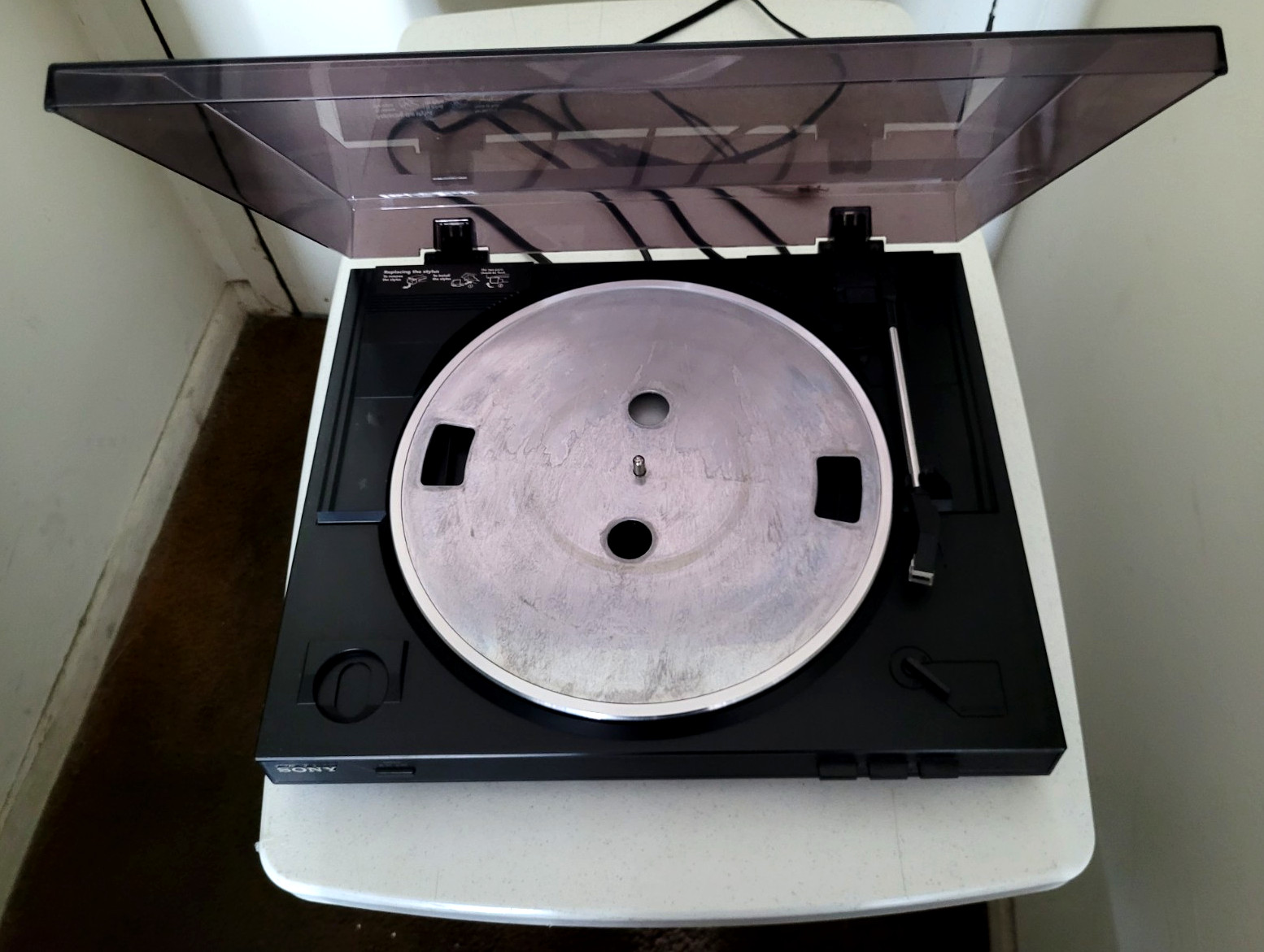 Califone1420K(Works)&SonyPS-LX250H(For parts)Turntables Bundle.SeeNotes&pics.