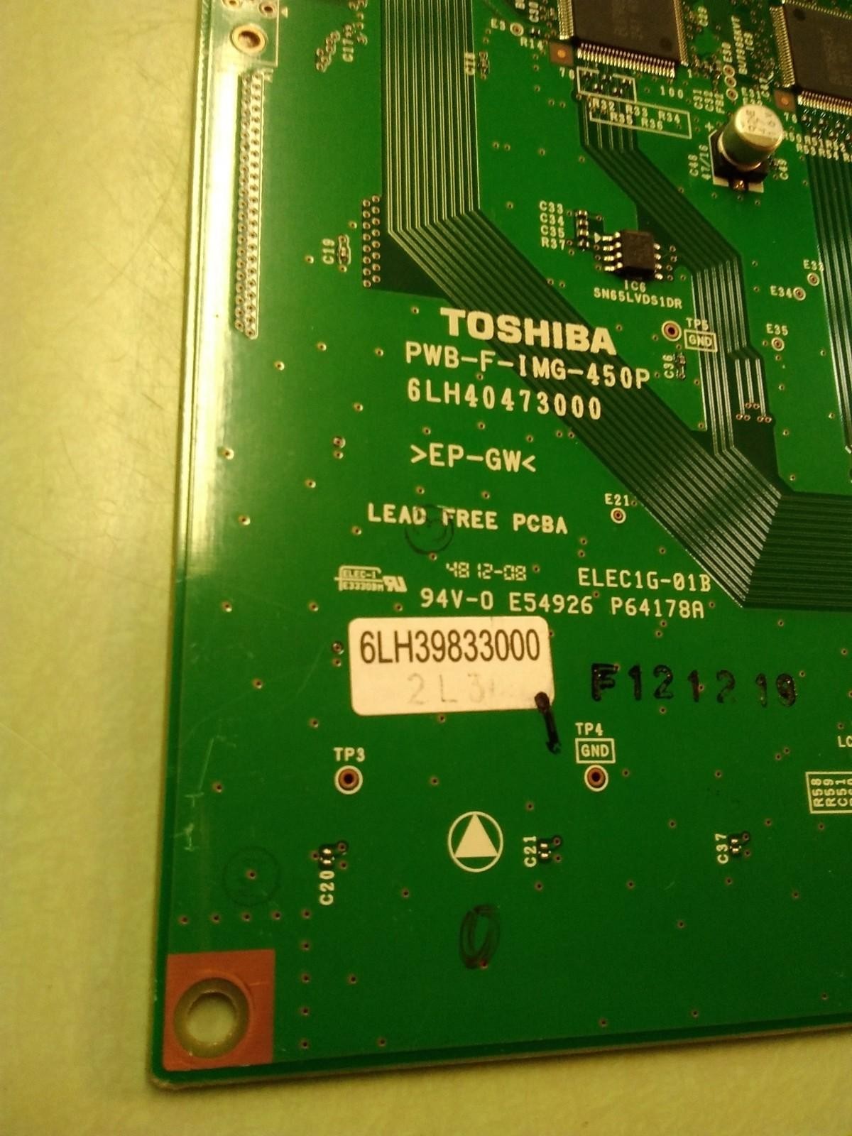 Toshiba e-Studio 2500C Copier Imaging Board 6LH40473000 PWB-F-IMG-450P