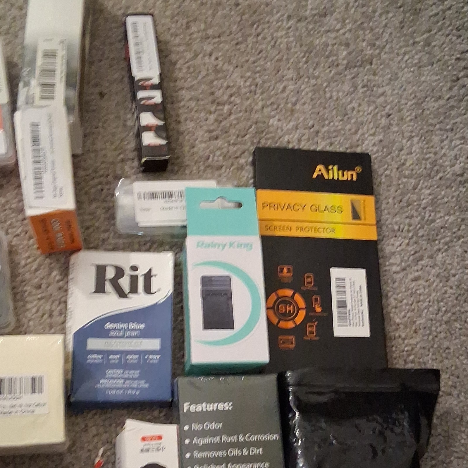 Consumer Electronics Accessories Mixed Lot, Assorted Items, Various Packages
