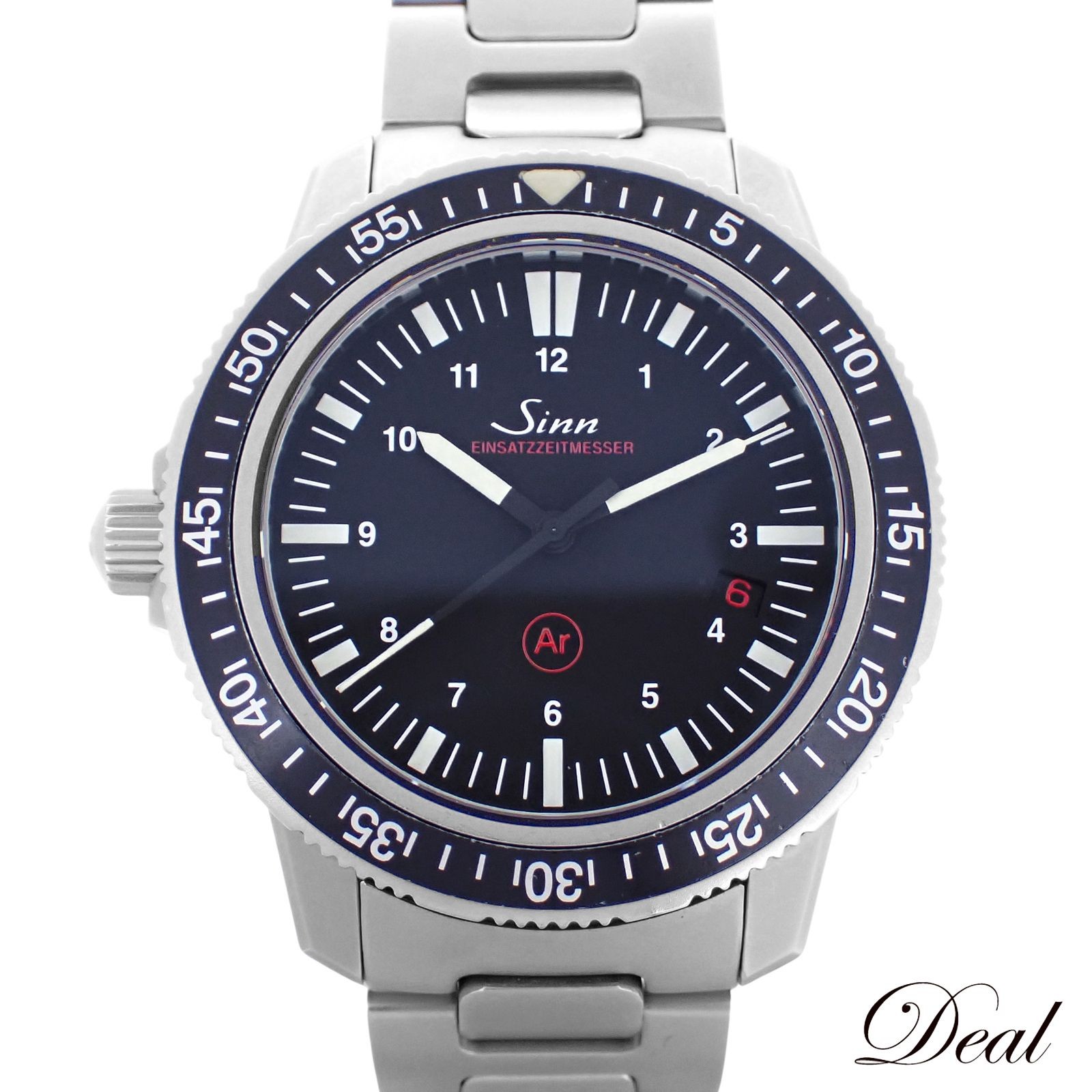 Sinn Watch 603 EZM3 Left Crown 603.EZM3 Black Dial Original Strap Men’s w/Box