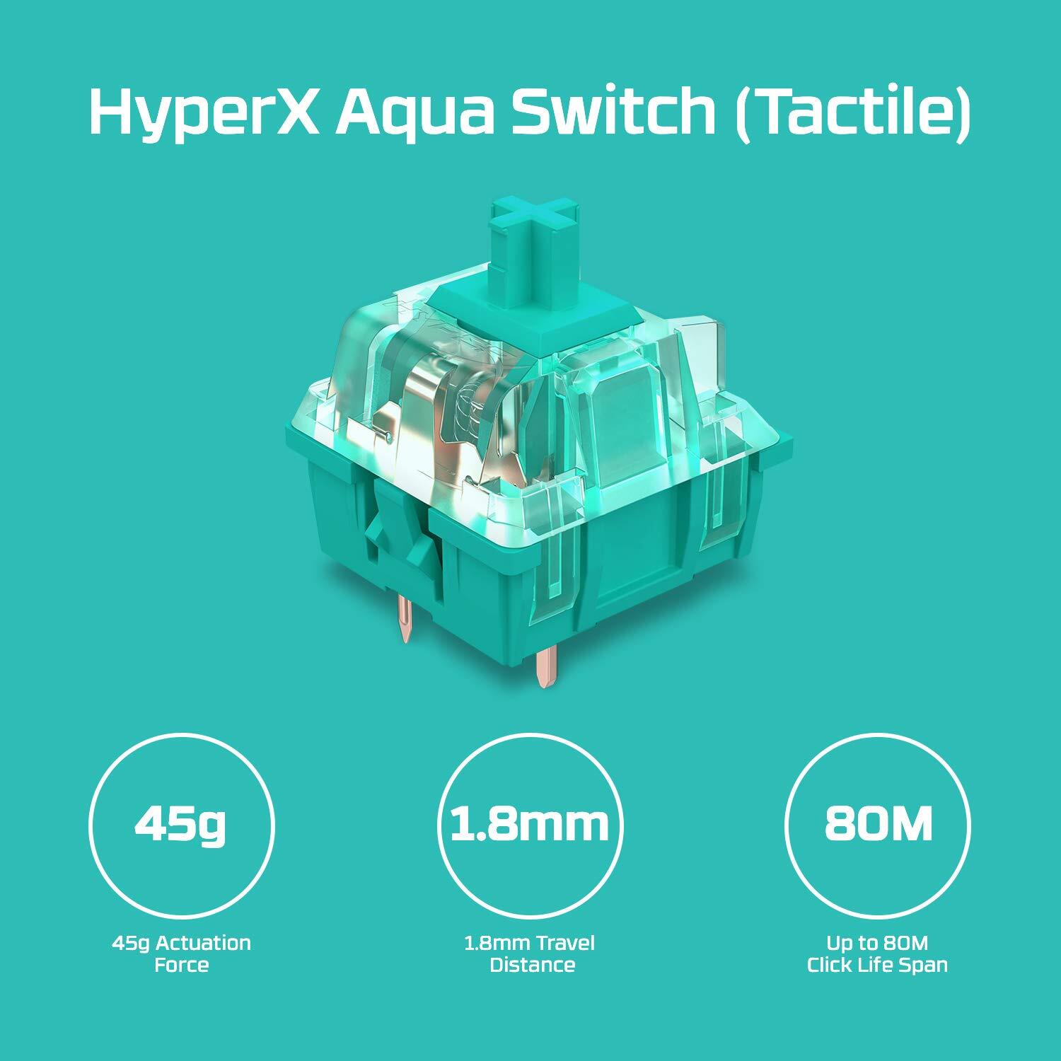HyperX – Alloy Origins 60% Wired Mechanical Linear Red Switch Gaming Keyboard