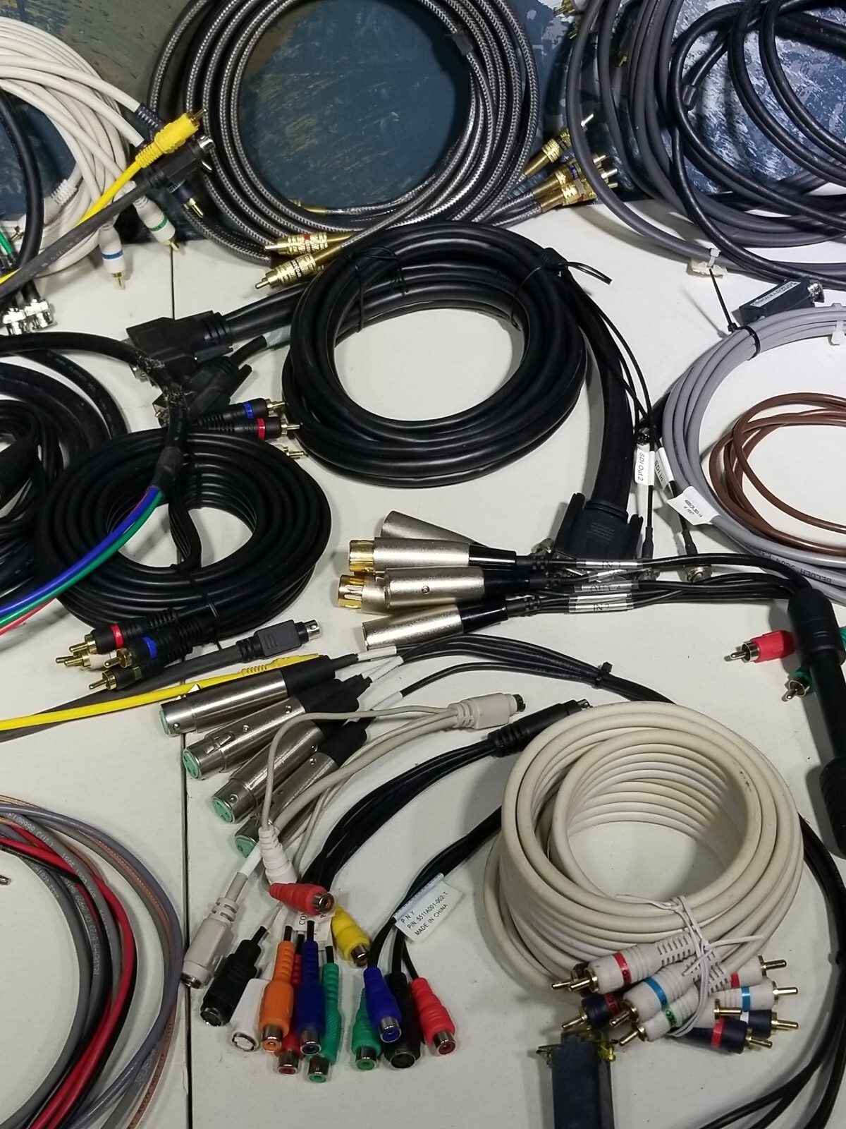 Lot of Professional Audio Cables