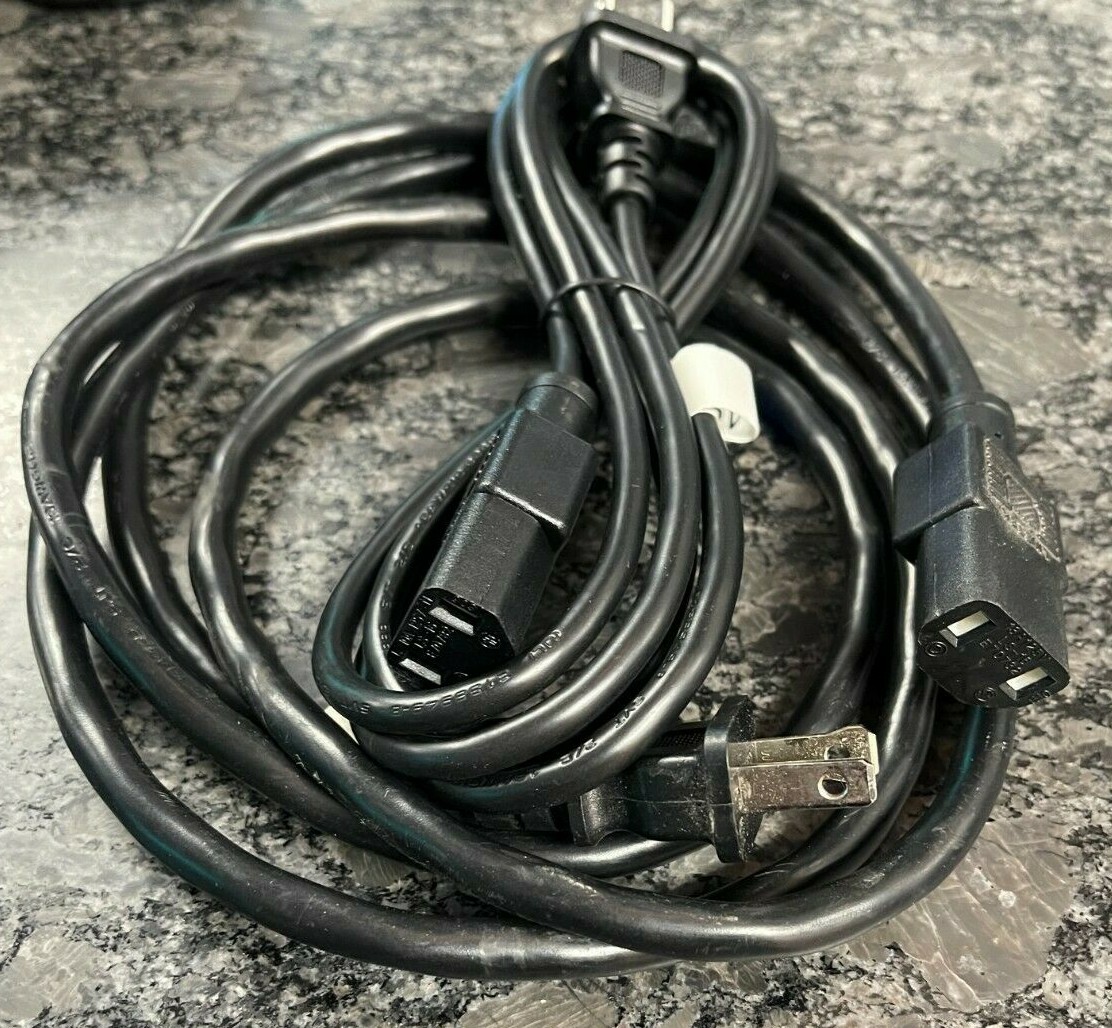 Power Cords, Assorted Lot, 18 Cords