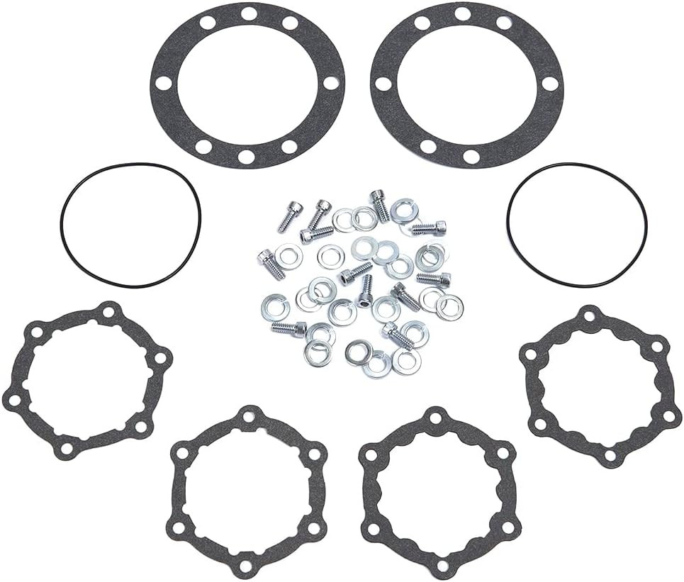 7309 Locking Hub Service Kit with Snap Rings, Gaskets, Retaining Bolts and O-Rin