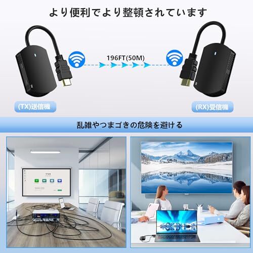 Buerlaseul Wireless HDMI Transmitter and Receiver Set