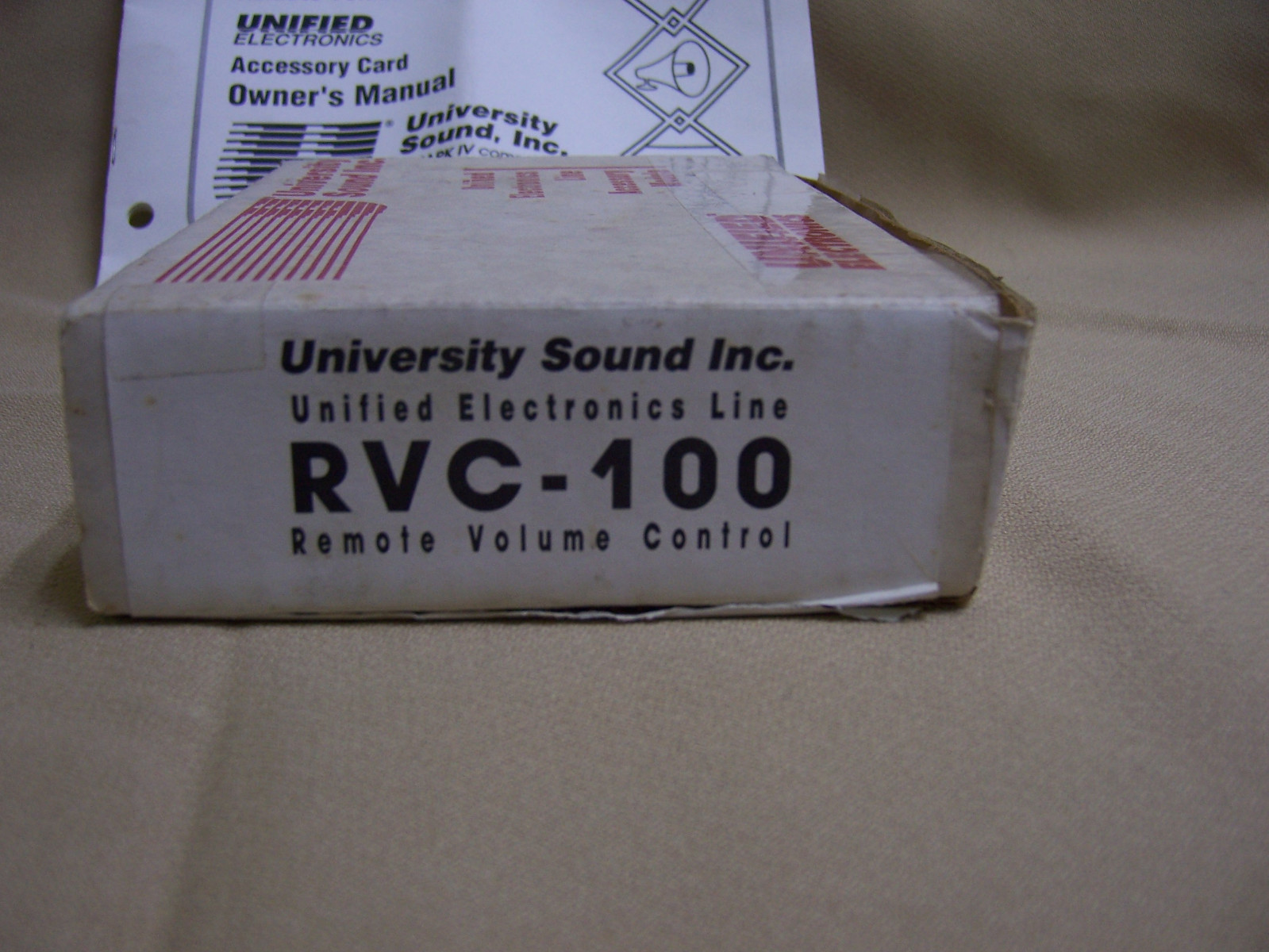 University Sound RVC-100 Remote Volume Control Accessory Card module mixer dock