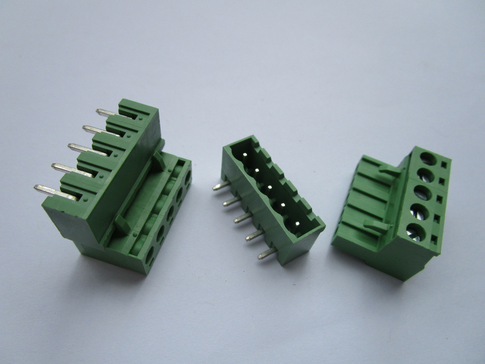 20 pcs 5.08mm Close Angle 5pin Screw Terminal Block Connector Pluggable Type New