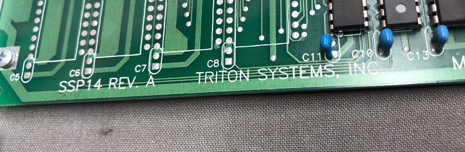TRITON 2 MB MEMORY EXPANSION MODULE SSP14 REV A 9600-2031 FOR ATM MACHINE