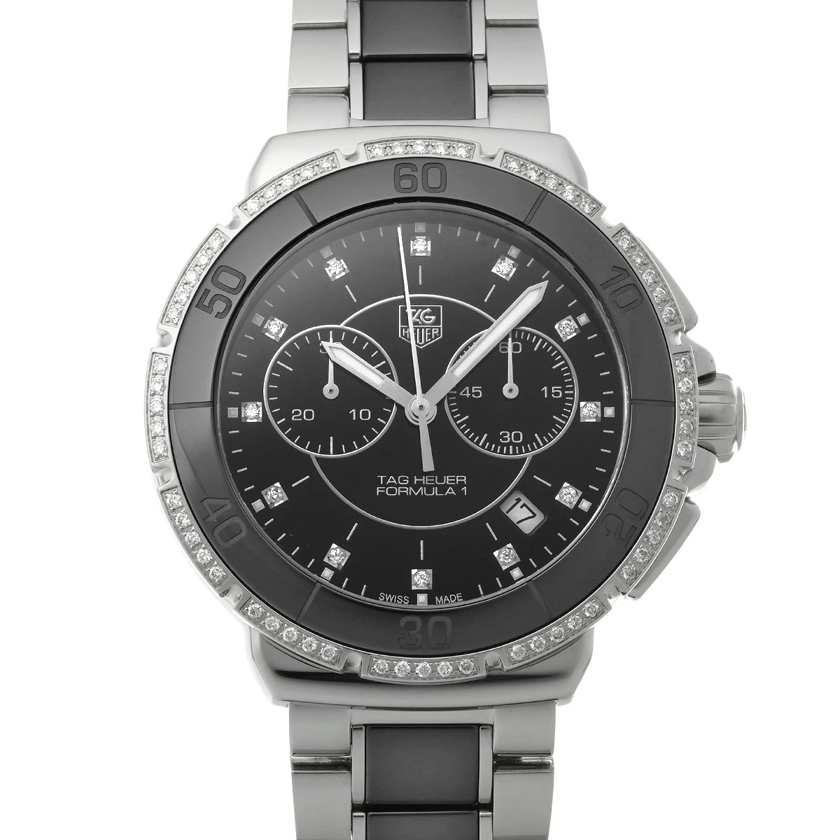 TAG Heuer Formula 1 Quartz Chronograph CAH1212.BA0862 Black Diamond Men’s Watch