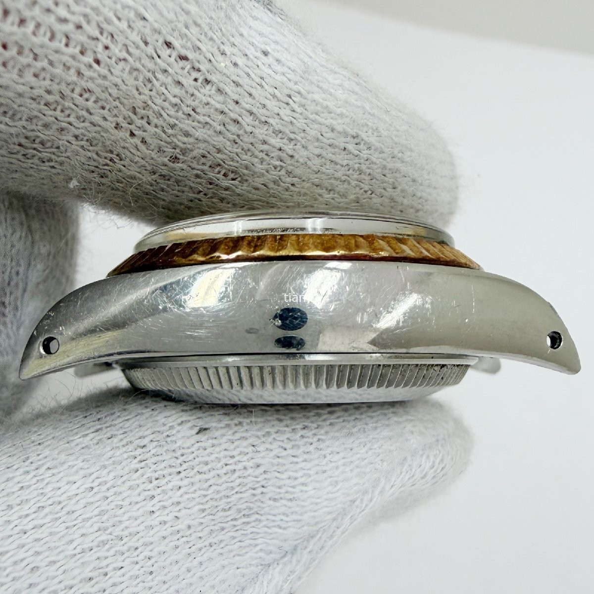 ROLEX 6917/3 Oyster Perpetual Date Stainless Steel Yellow Gold 1972 Automatic