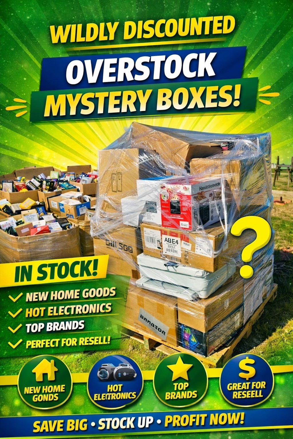 Premium Liquidation Box USA – Mixed New Store Overstock Bundle