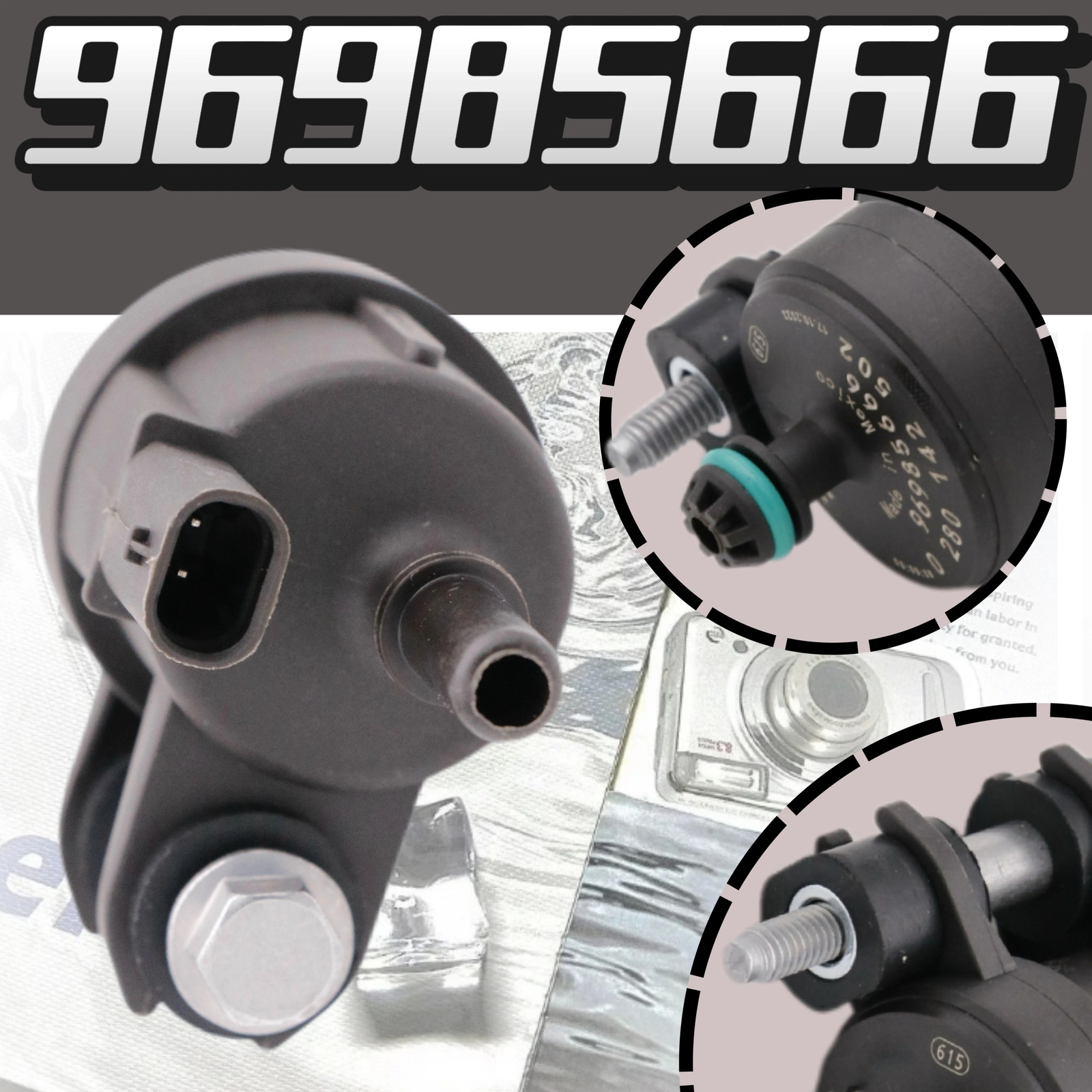 Vapor Canister Purge Valve For Chevy Spark 2013-2015 96985666