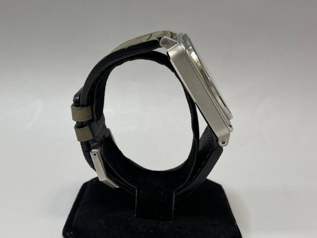 Bell & Ross BR03-92 Automatic Black Dial Date 42mm Steel Leather Strap Watch