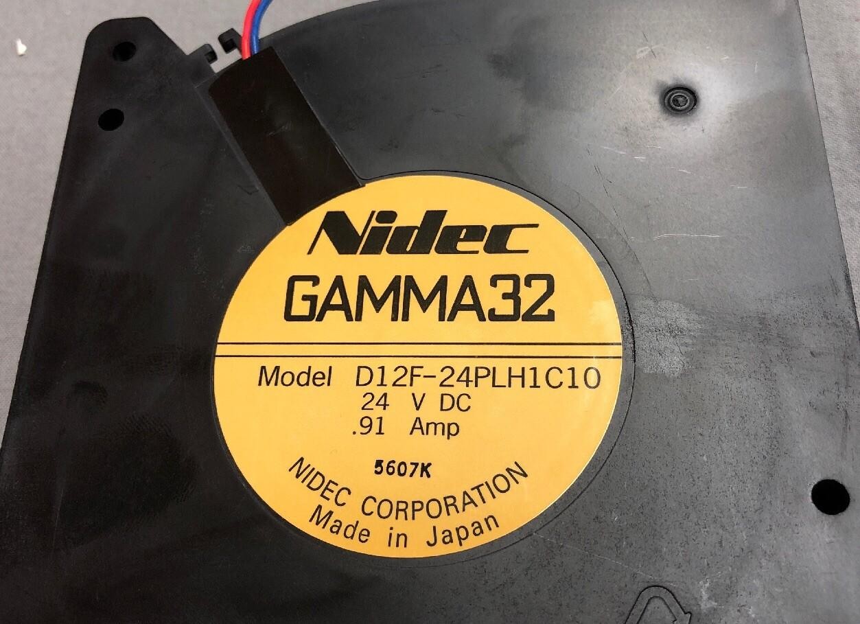 NIDEC GAMMA32 COOLING FAN D12F-24PLH1C10 24V