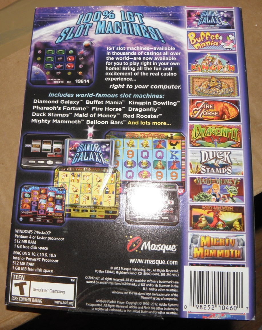 IGT Slots Diamond Galaxy PC & Mac CD Game