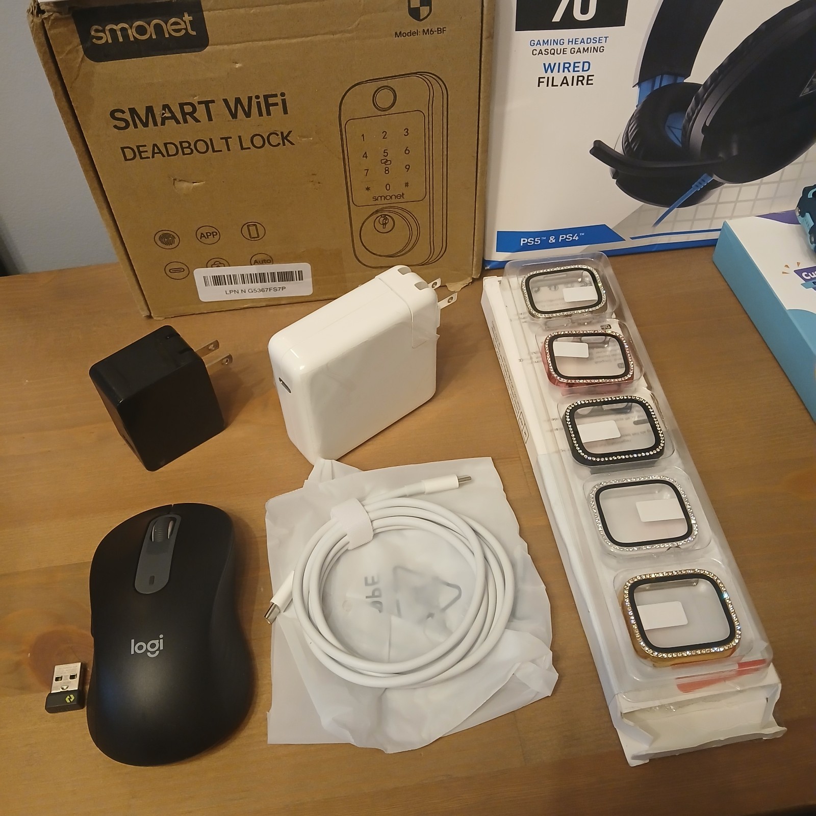 Lot of 19 Mixed Electronics Tested & Untested – TP-Link, Logitech, Smart Lock +