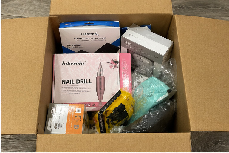 AMAZON Mystery Box General Merchandise Liquidations 12x12x12 Free Shipping