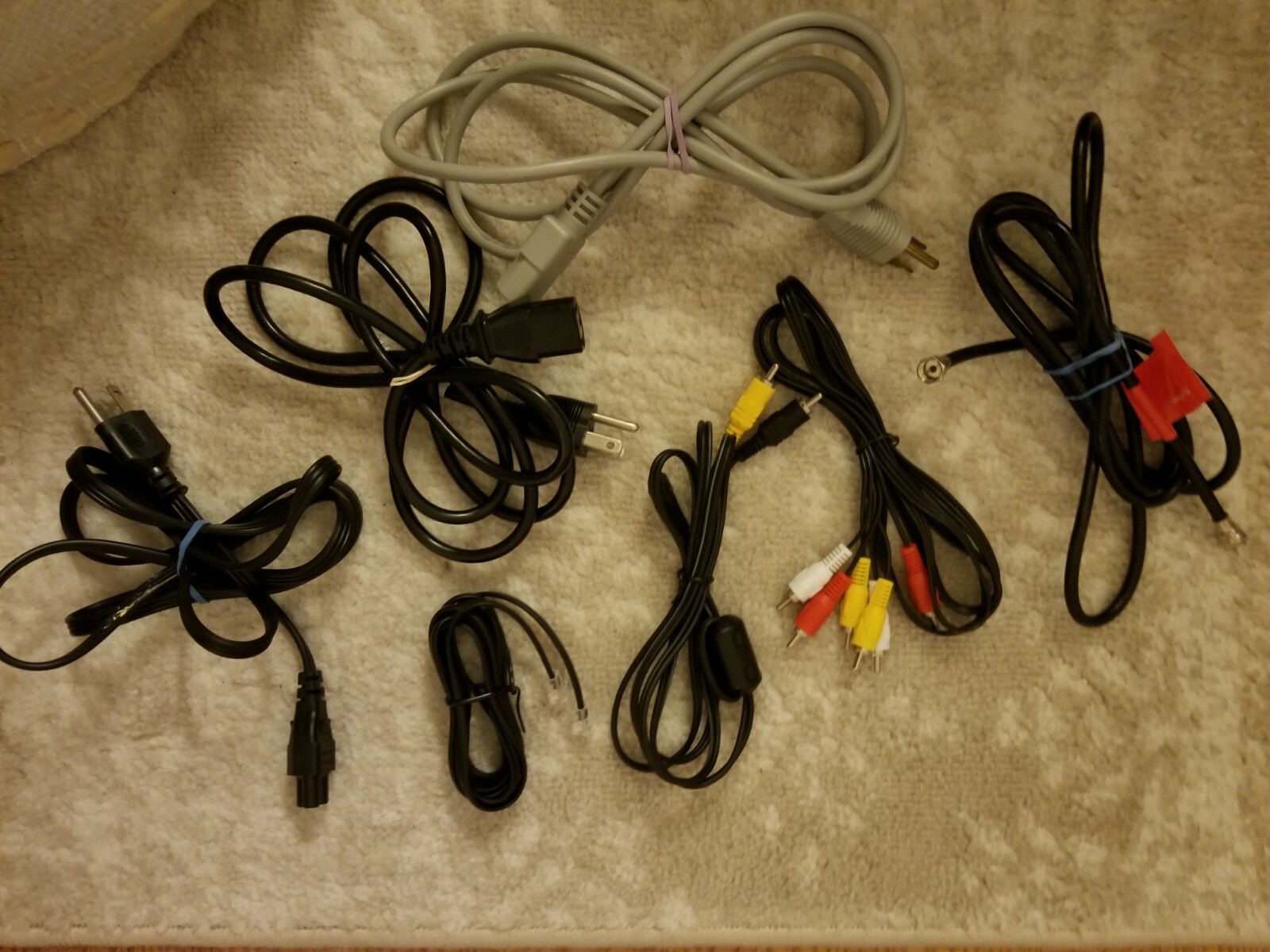 Mixed Lot of Cords & Misc for Electronics – From New to Lightly Used
