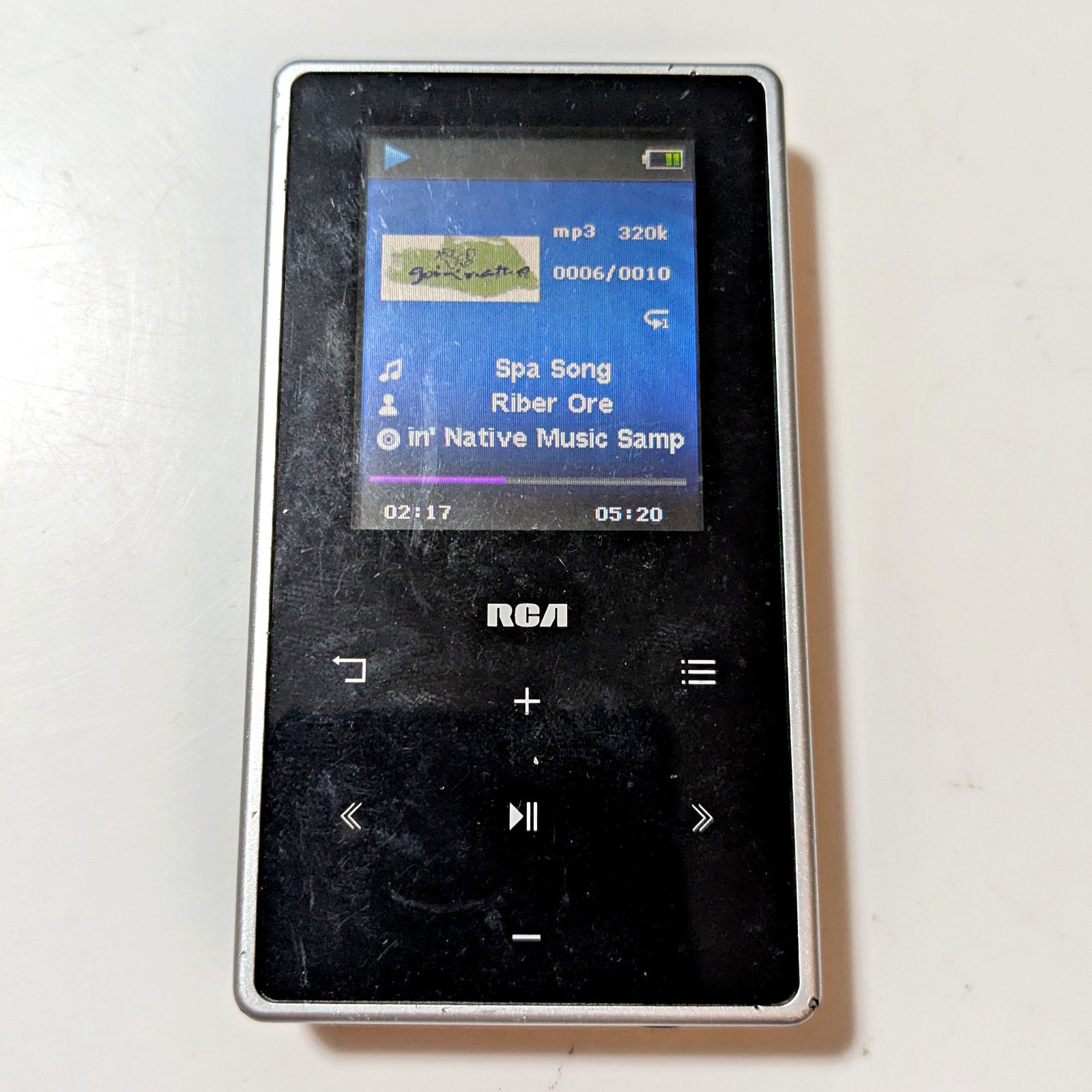 RCA M6204A MP3 Player Used – Works – Needs a New Battery