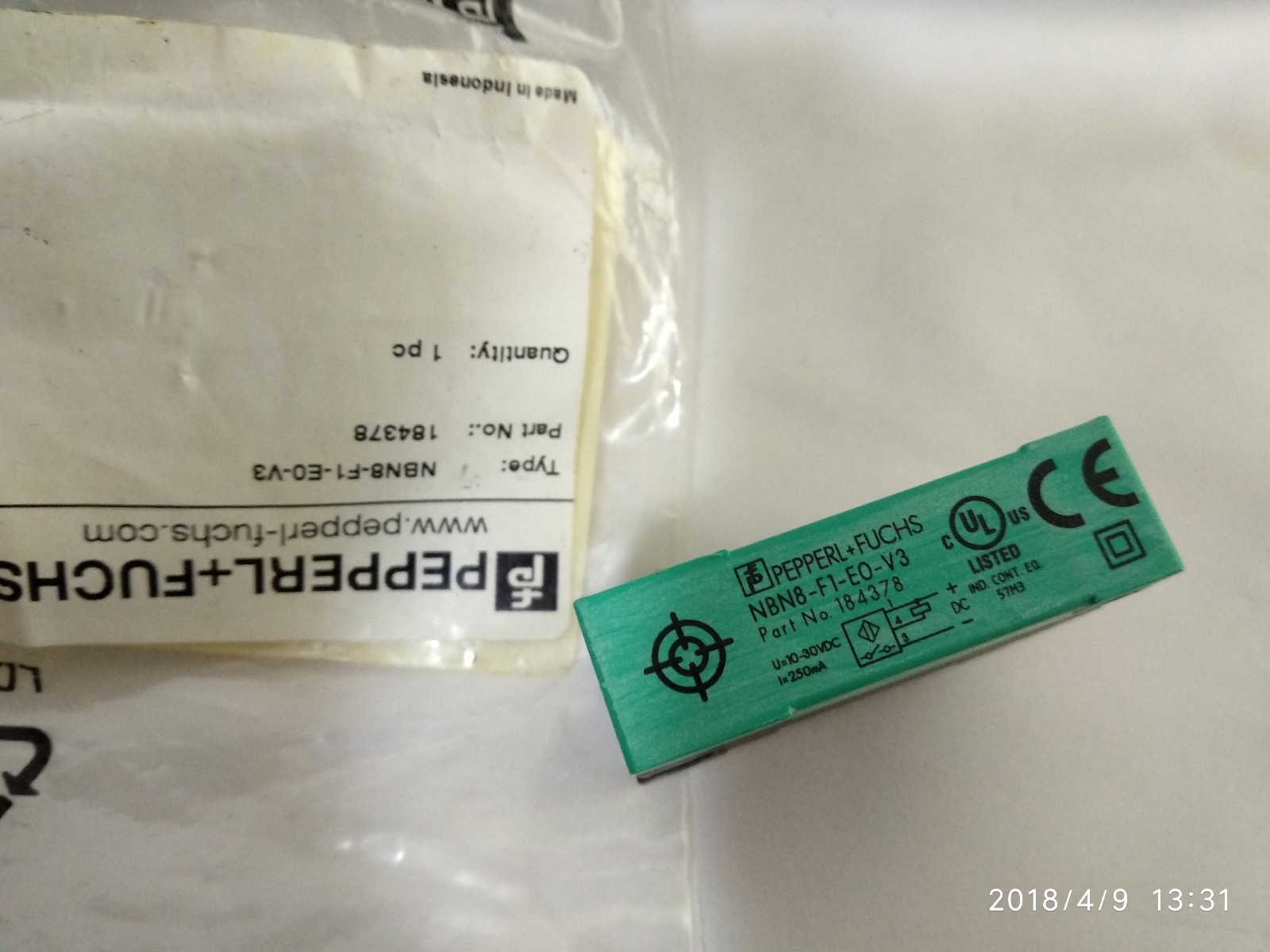 1 PCS NEW IN BOX Pepperl + Fuchs NBN8-F1-E0-V3 NO.184378 ALL NEW