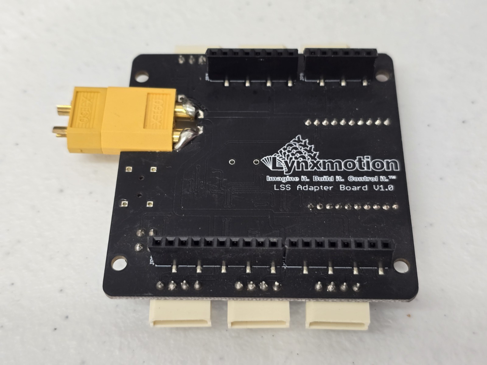 Lynxmotion SES-V2 LSS Adapter Serial & Power Distribution Board (LSS-ADA)