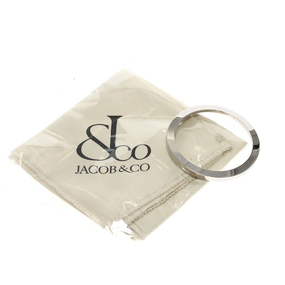 Jacob & Co. 5 Time Zone JC-2D Date Diamond Bezel Quartz Men’s Watch Black