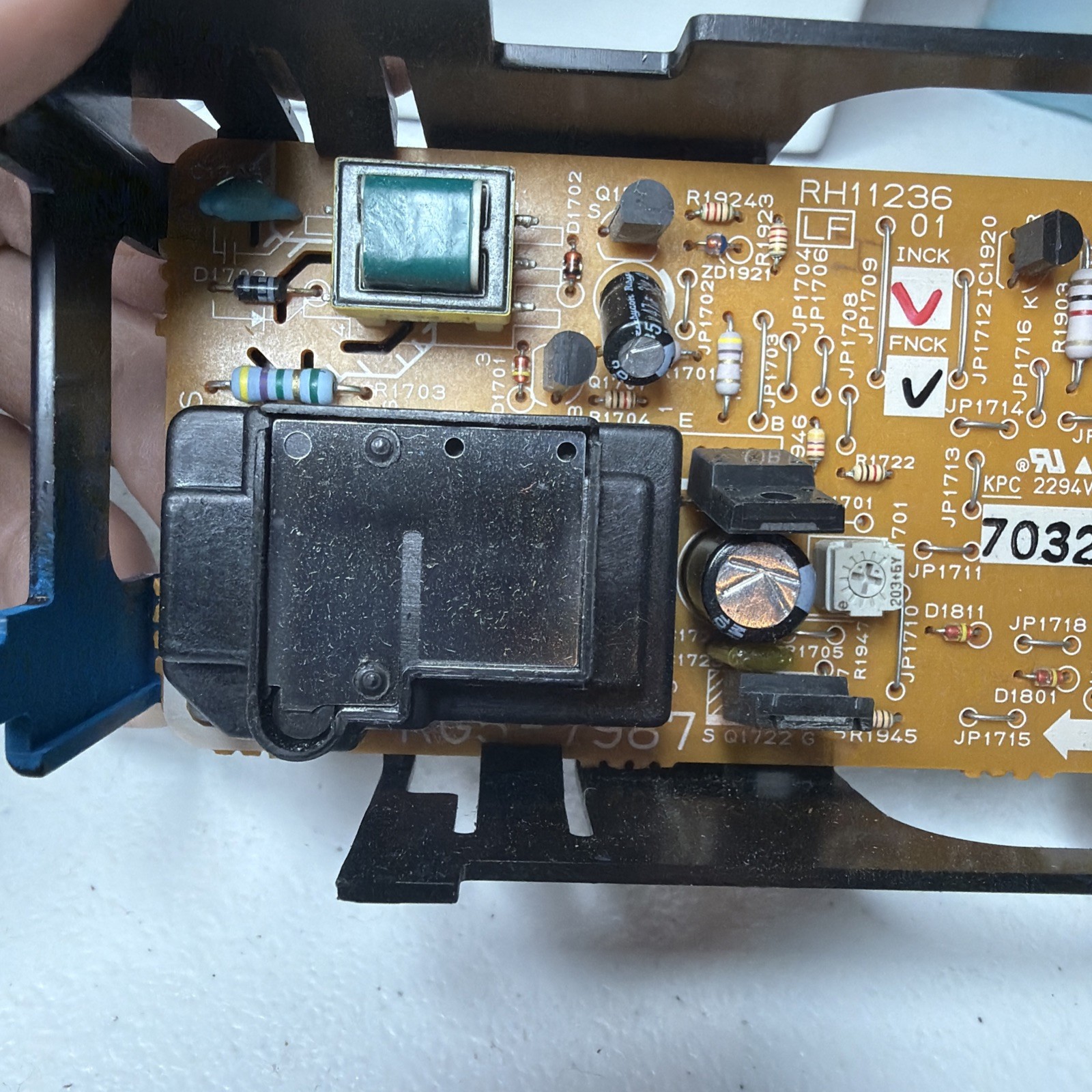 HP 5500 5550 Printer Static Discharge Board RG5-7987 RH1-1236