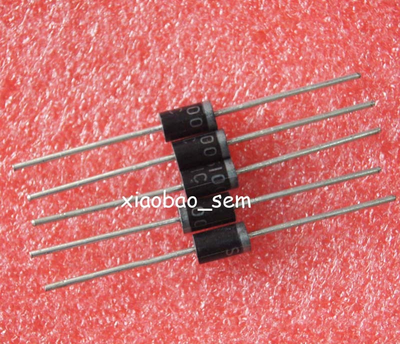 50pcs SR5100 5A 100V Schottky Rectifiers DO-201AD SB5100