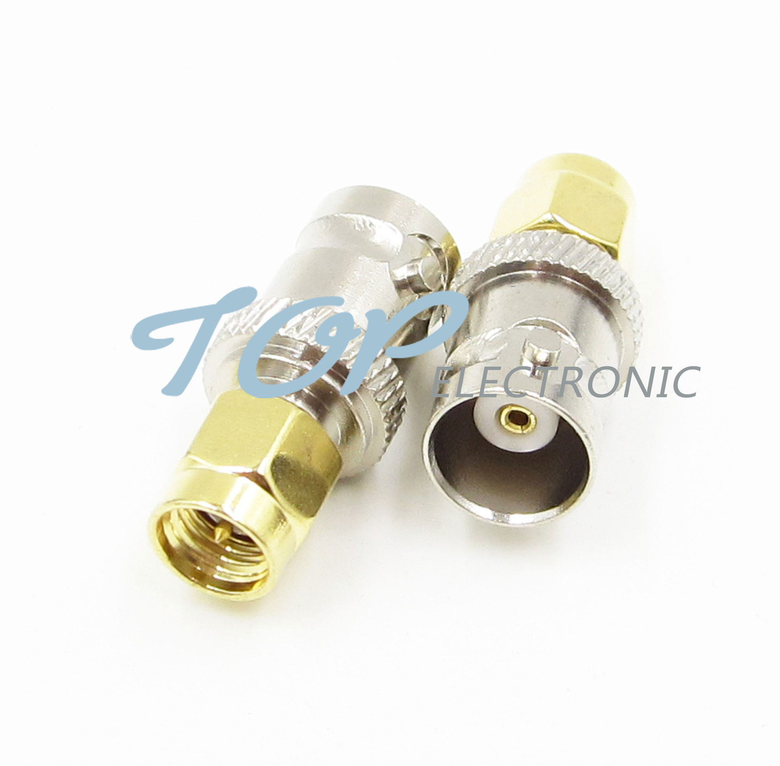 RF Coax Coaxial SMA Male Plug to BNC Female M/F Radio Antenna Connector Adapter