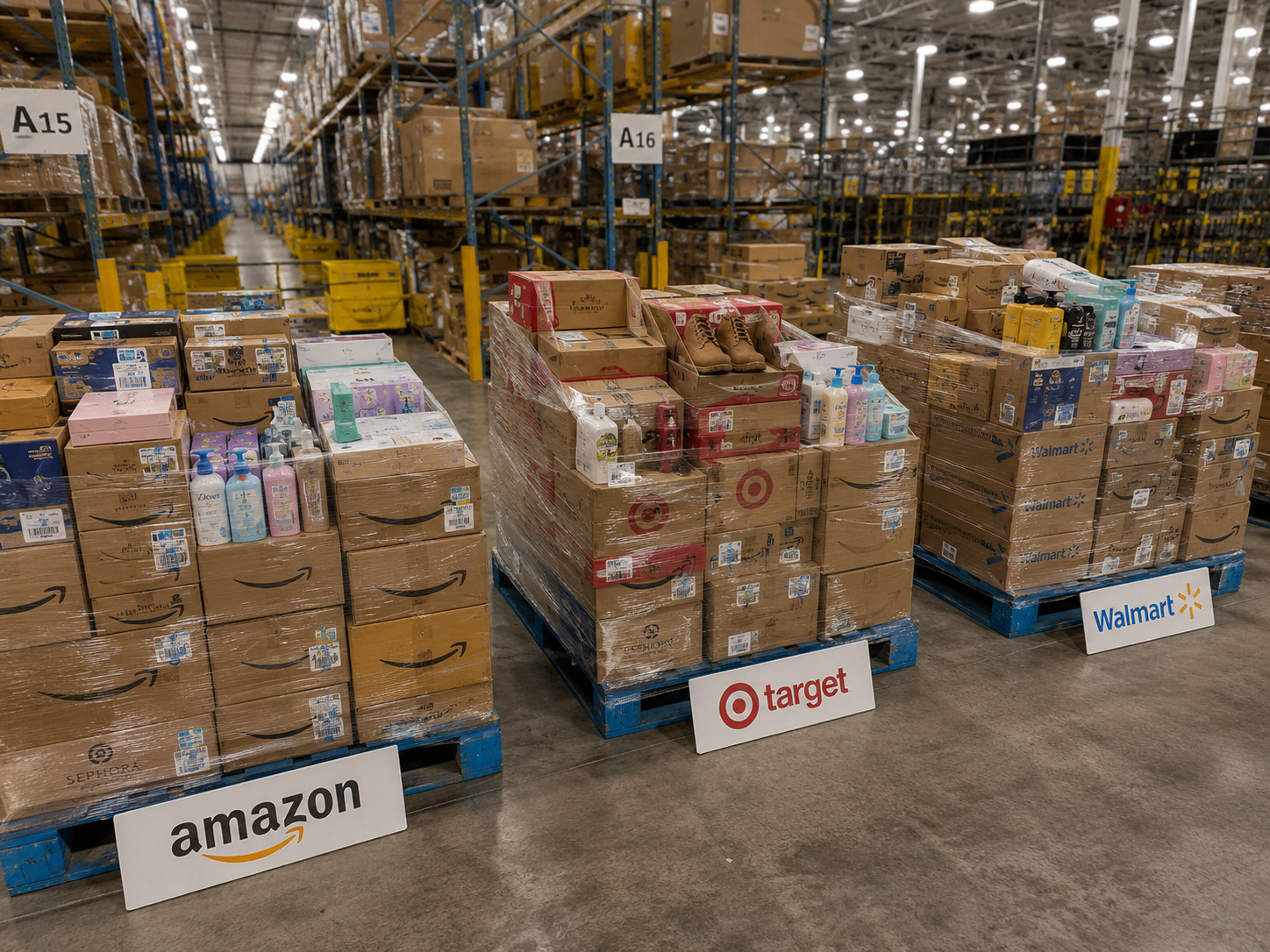 Amazon Returns Merchandise Featuring Household and Kitchen Needs