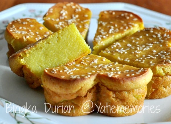 resepi bingka durian yatie