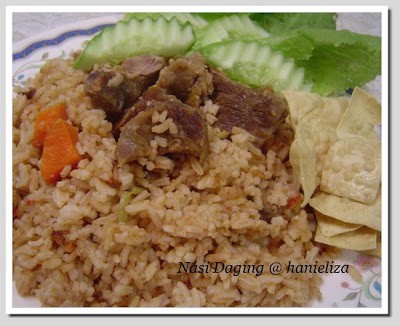 Nasi Daging Hanieliza's Cooking