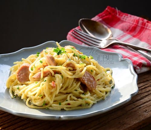 SPAGHETTI CARBONARA mat gebu