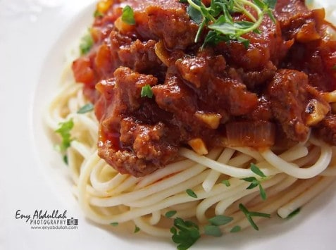 Spaghetti Bolognese Eny Abdullah