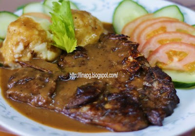 Resepi Lamb Chop BlackPepper Sauces Malina Lina