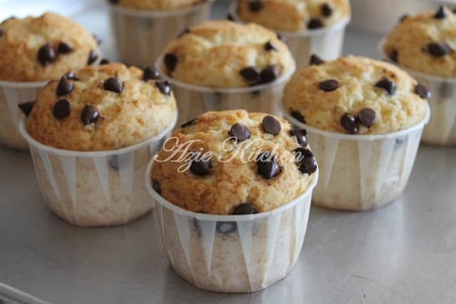 Chocolate Chips Muffin Paling Simple