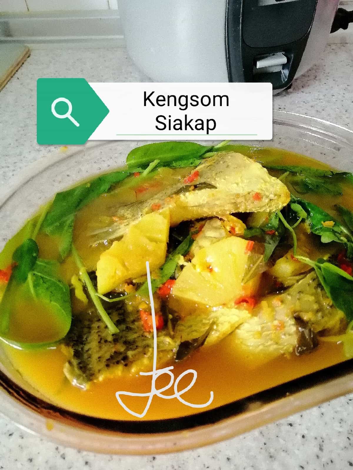 Kengsom Ikan Siakap Dapur Kak Jee