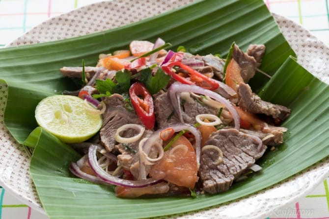 Resepi Kerabu Daging Ala Thai