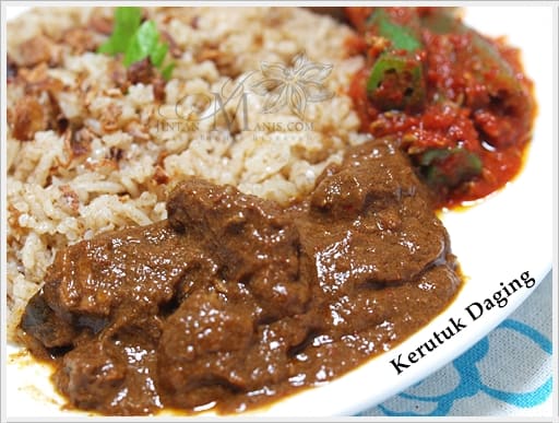 Resepi Kerutuk Daging aka Kerutub Daging