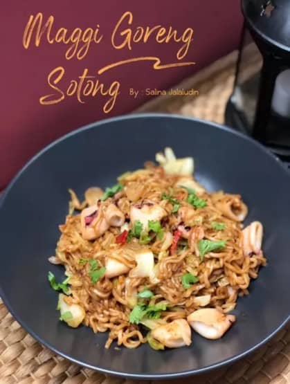 Maggi Goreng Sotong Salina Jalaludin