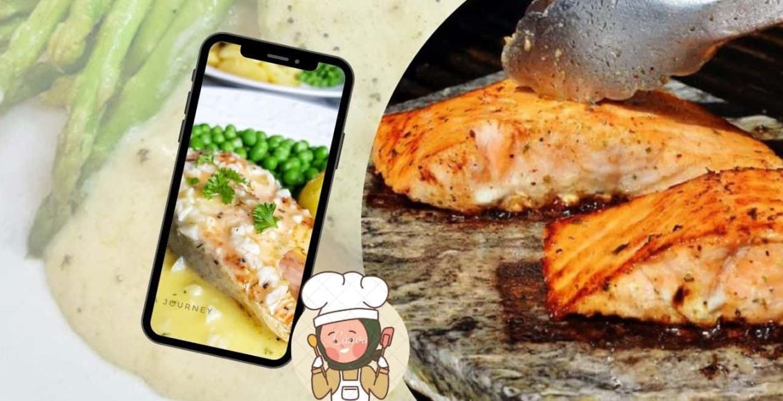 Resepi Ikan Salmon Grill Lemon Butter Sauce (1)