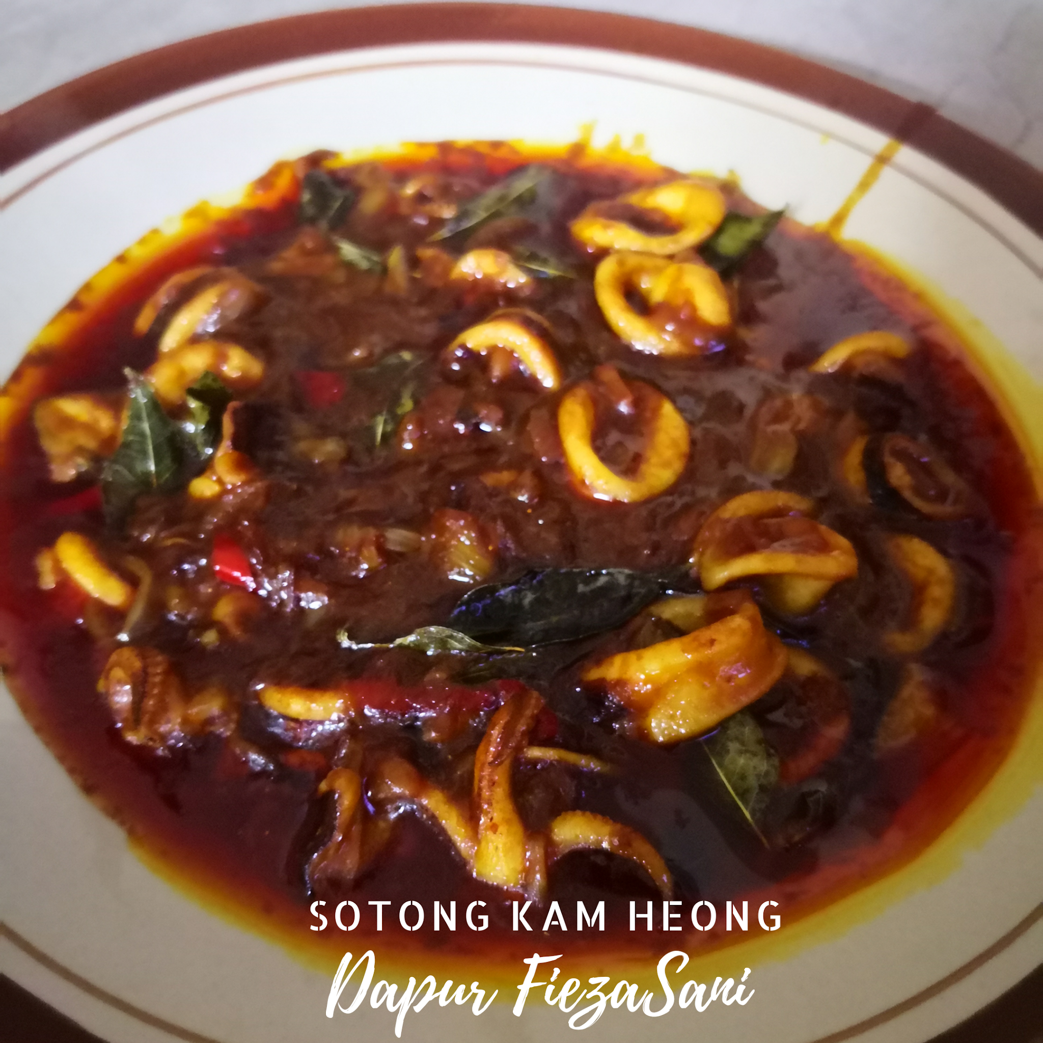 Sotong Kam Heong Dapur Fieza Sani