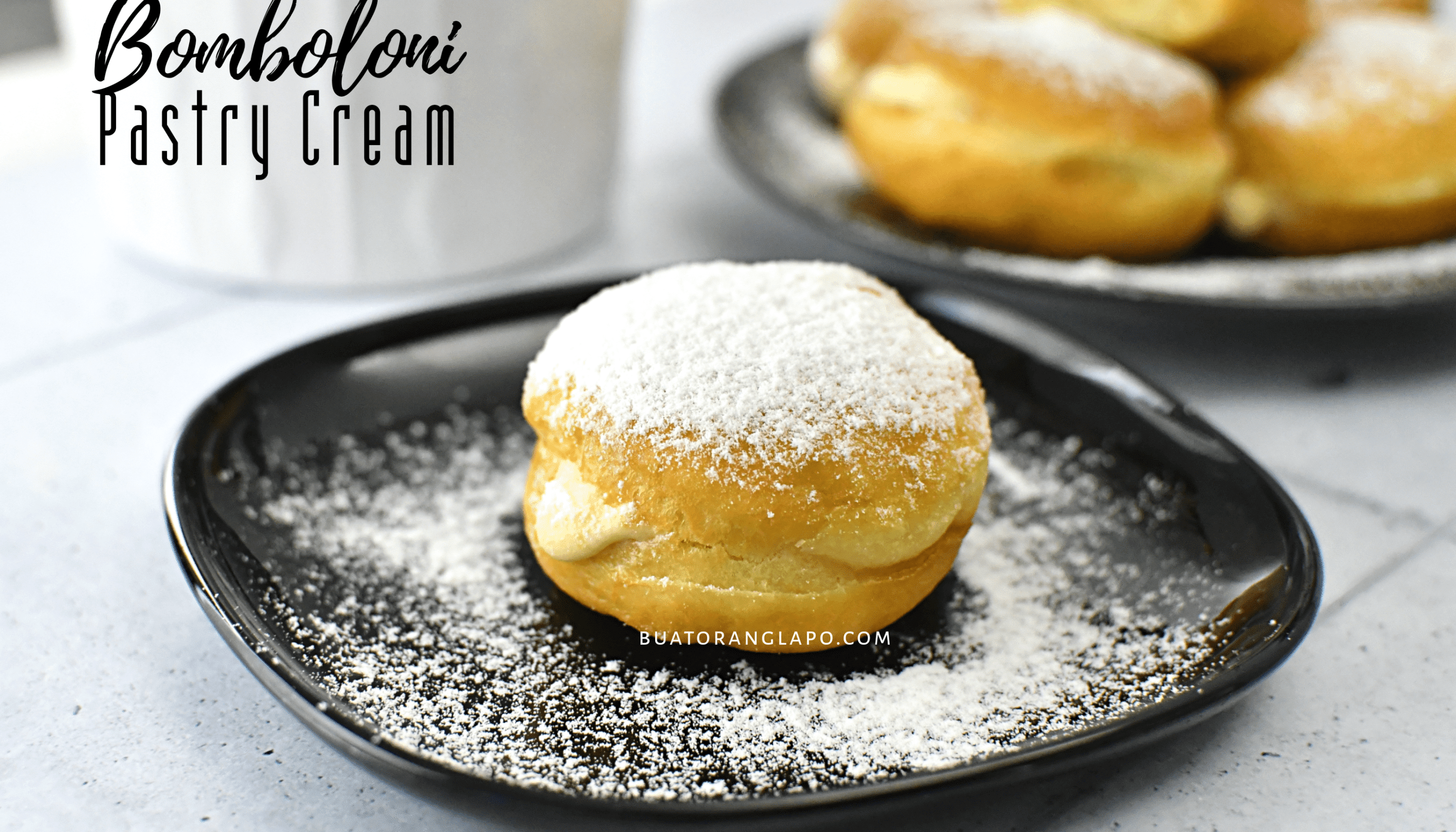 Bomboloni dengan Krim Pastri Lembut dan Sedap