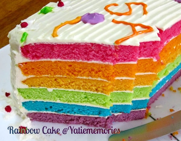 Rainbow Cake Yatie Memories