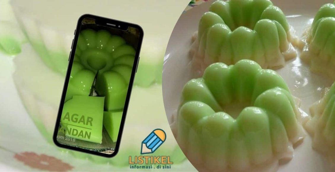 Resepi Puding Susu Pandan Sedap