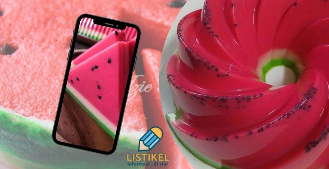 Resepi Puding Tembikai Sedap